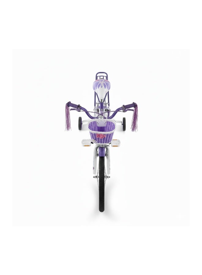 دراجة TI Bicycle Ryders Flora مقاس 20 بوصة - دراجة أطفال مزودة بعجلات مساعدة - بنفسجي - Image 4